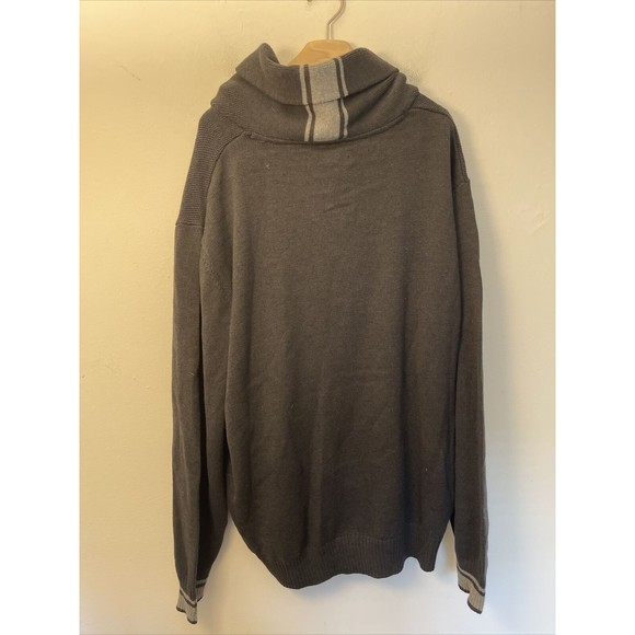 Men’s U.S. Polo Assn. Gray Shawl Collar Pullover Sweater 2XL NWT - Picture 5 of 10